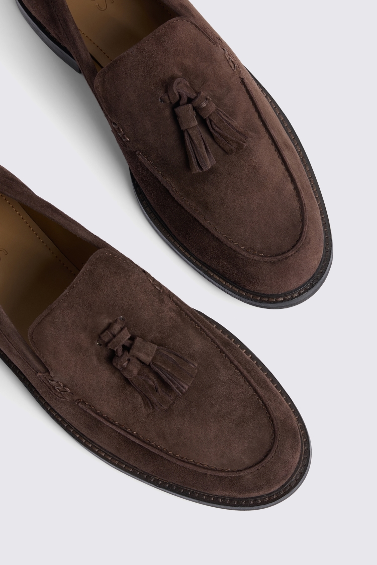 Finchley Brown Suede Loafers