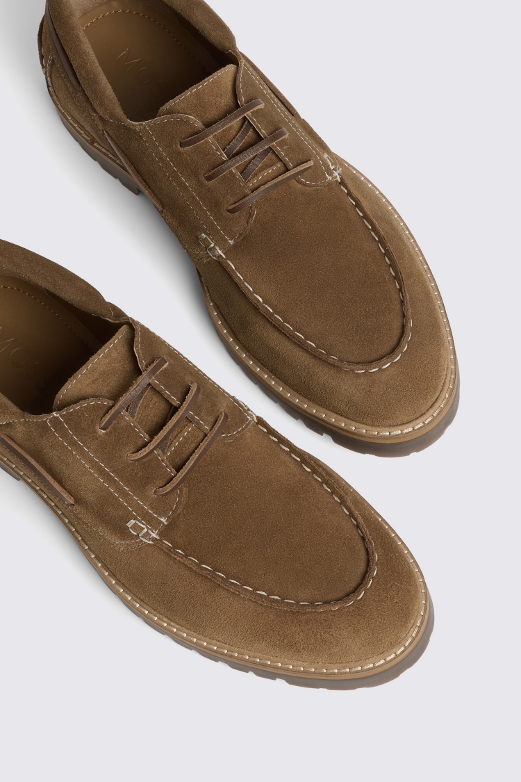 Light Brown Chunky Boat Shoe