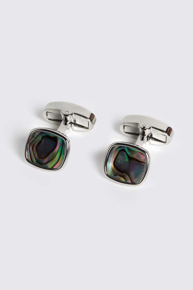 Black Mother of Pearl Square cufflinks