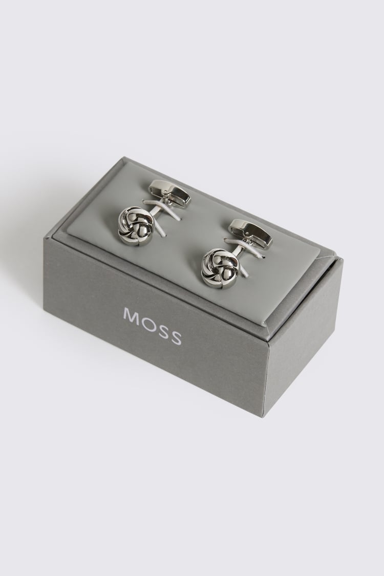 Silver Knot Cufflinks