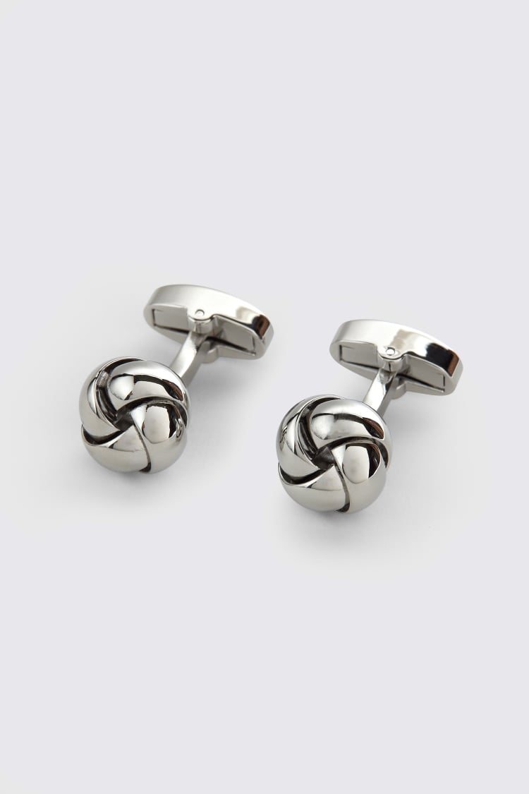 Silver Knot Cufflinks