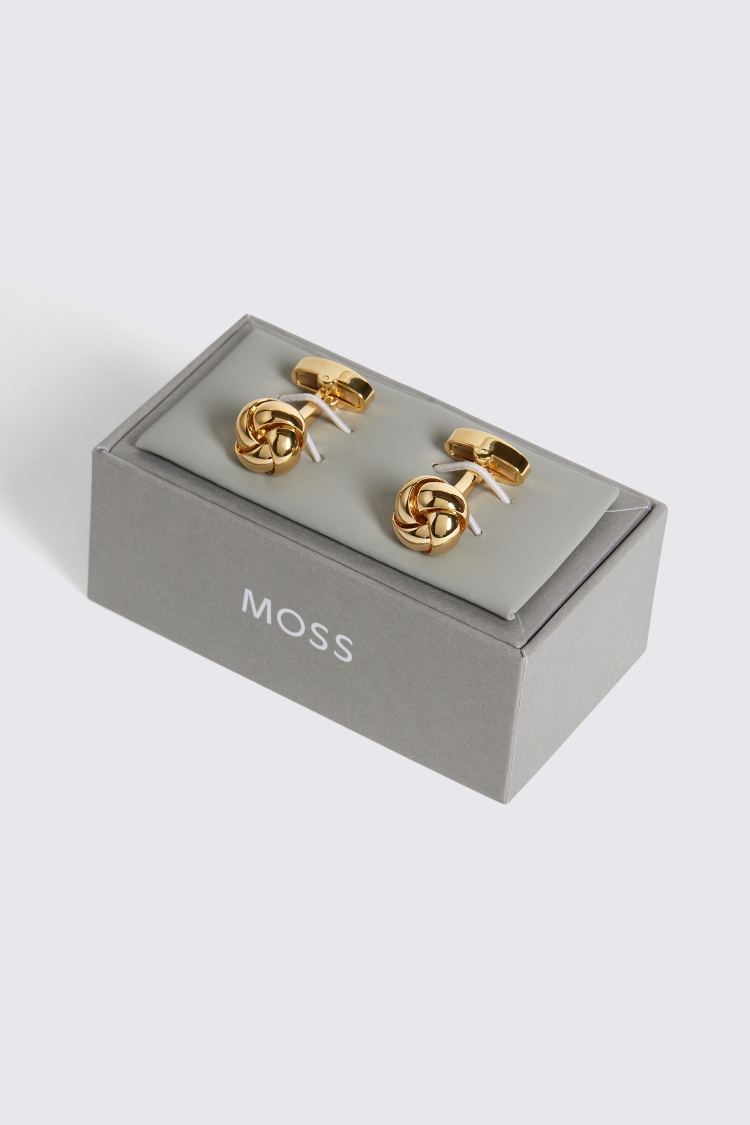 Gold Knot Cufflinks