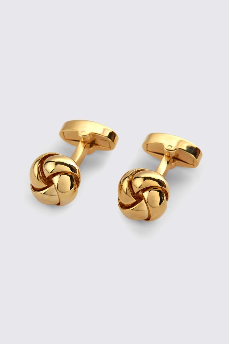 Gold Knot Cufflinks