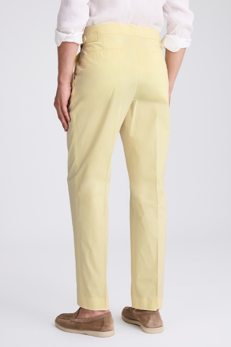 Yellow Pleated Trousers