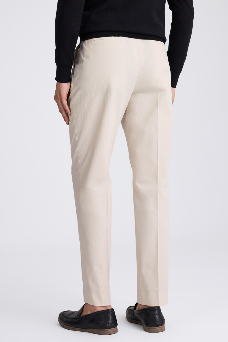Light Camel Pleated Trousers