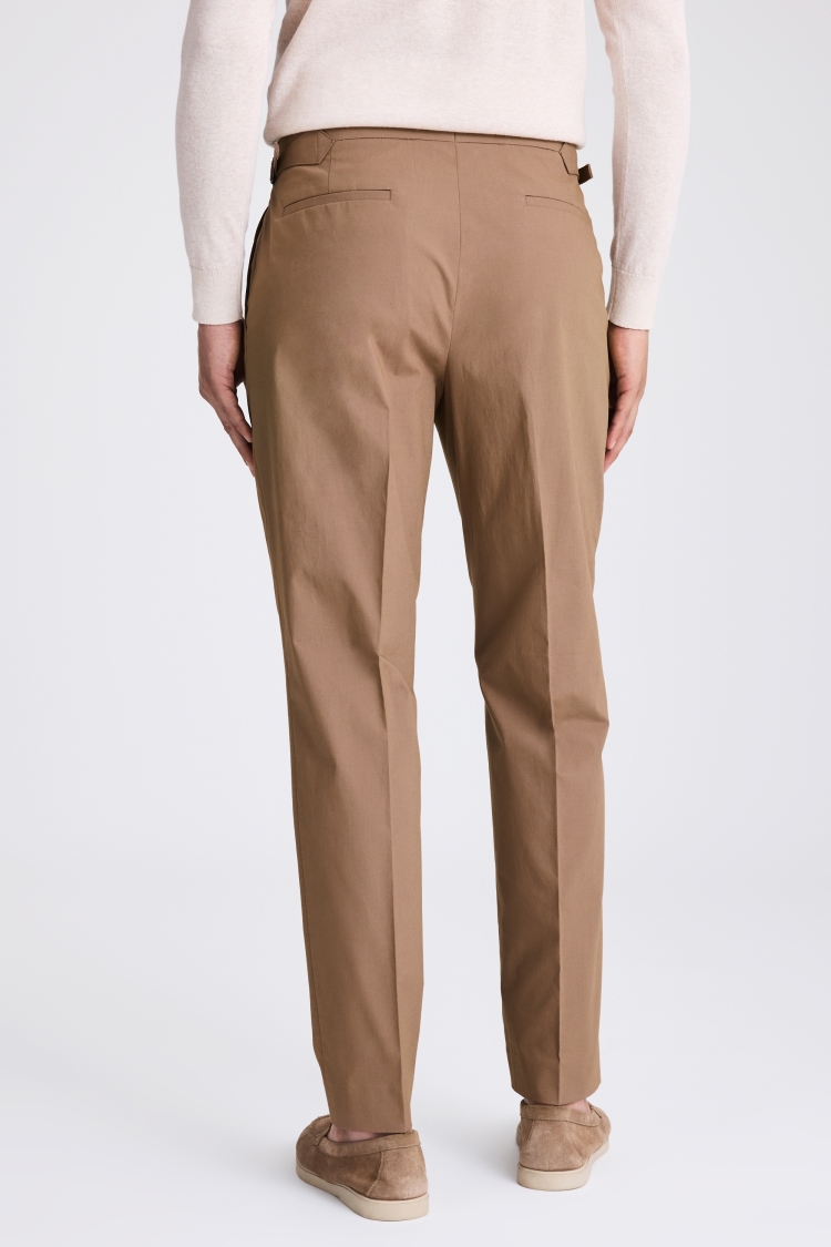 Taupe Pleated Trousers