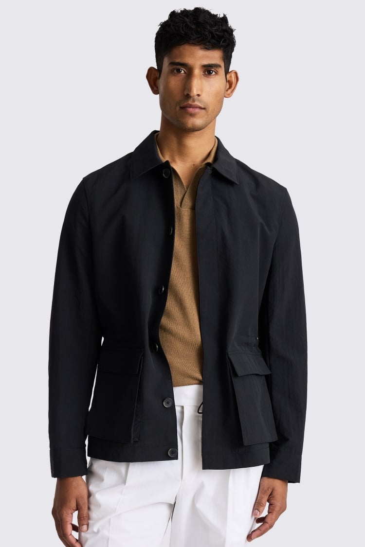 Black Technical Field Jacket 