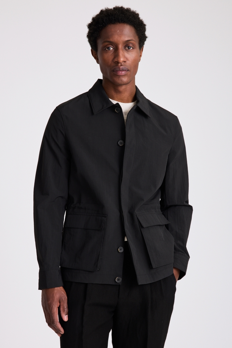 Black Technical Field Jacket 