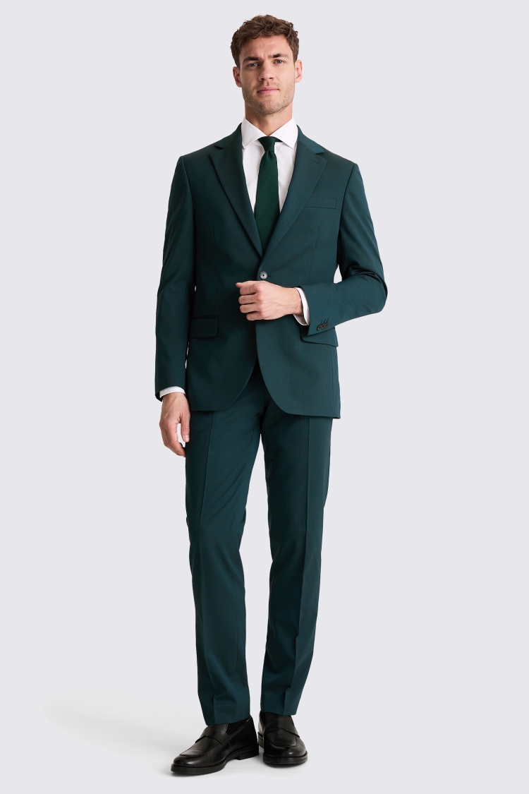 Tailored Fit Green Suit