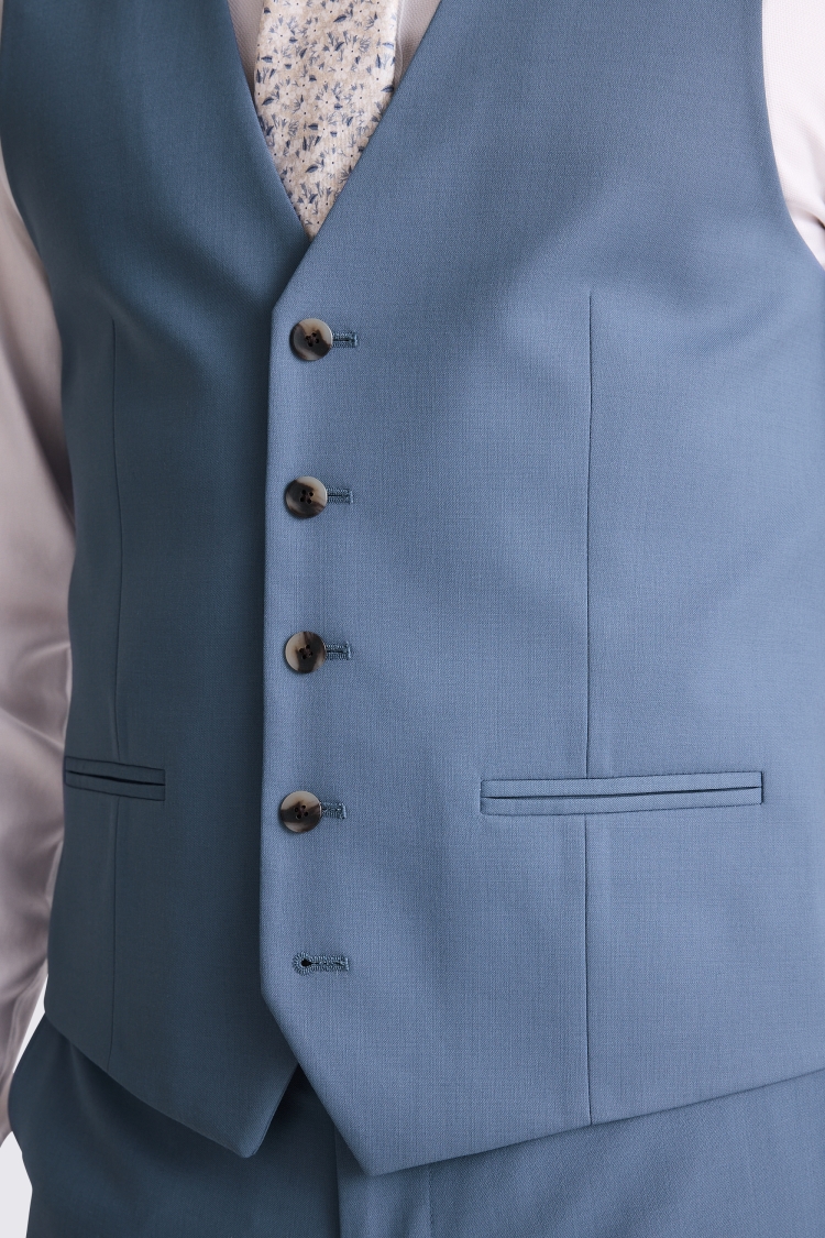 Ted Baker Tailored Fit Blue Waistcoat