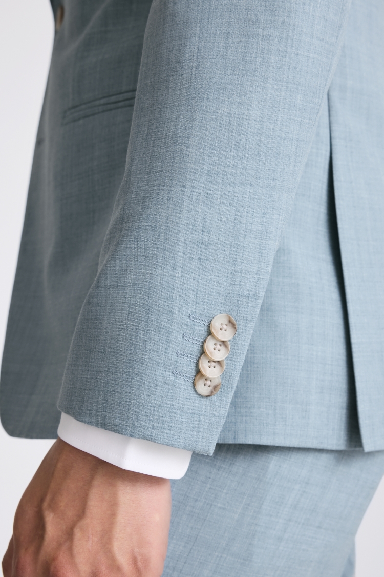 Slim Fit Teal Marl Suit