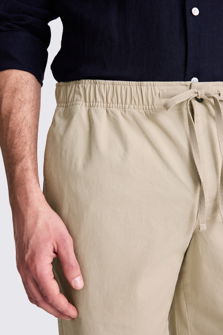 Stone Drawstring Shorts