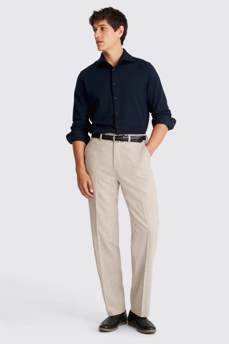 Navy Button Through Shirt