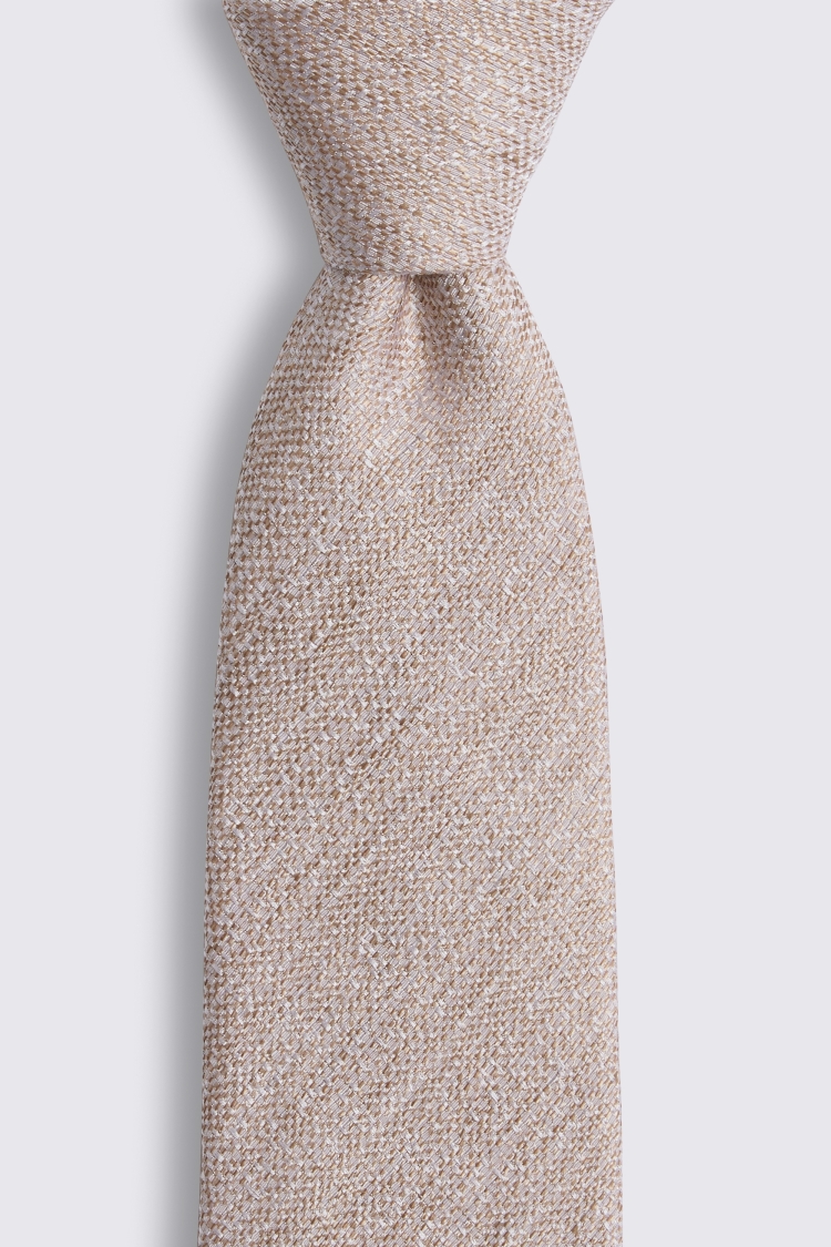 Neutral Textured Tie