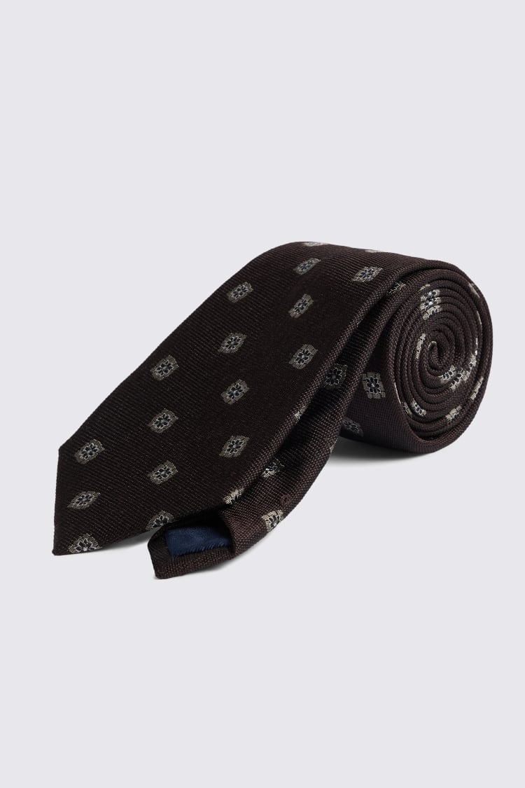 Chocolate Medallion Tie