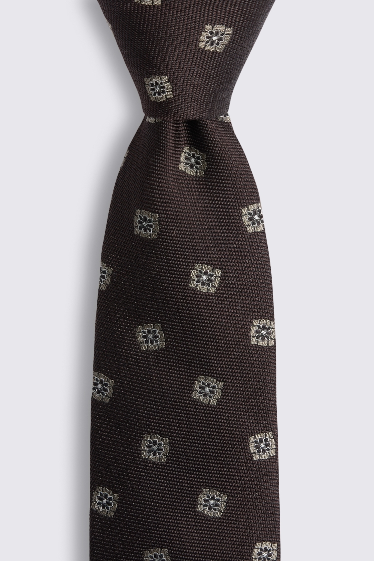 Chocolate Medallion Tie