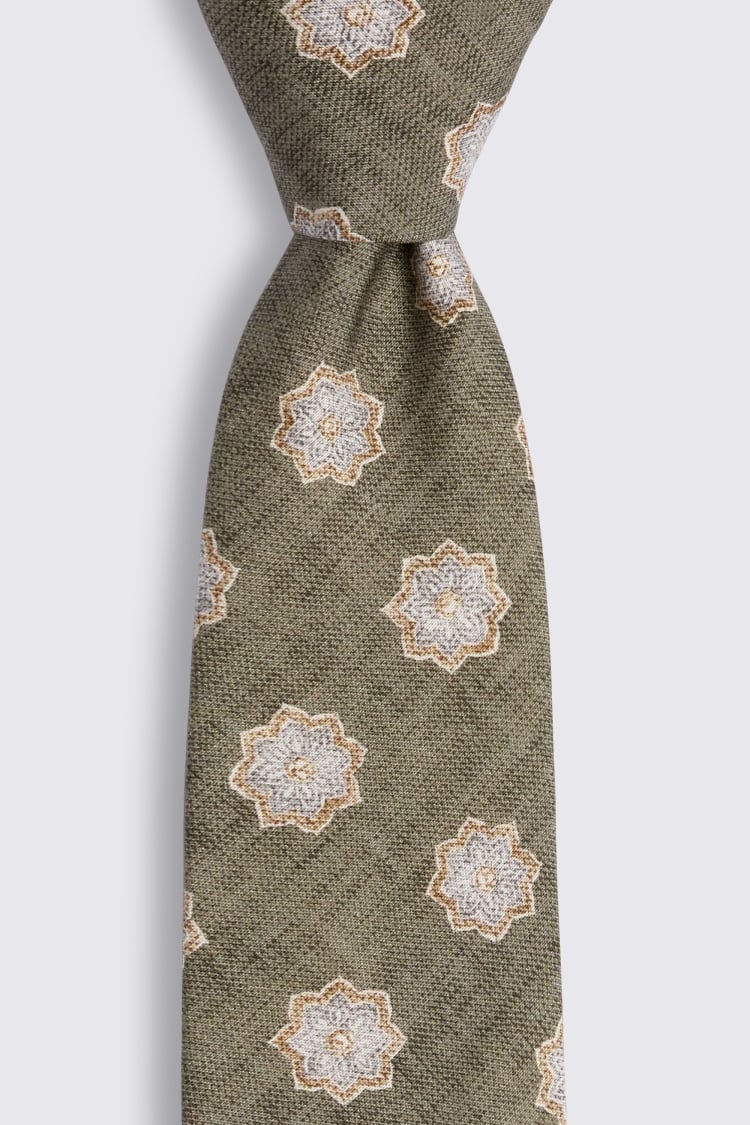 Bottinelli Sage Geometric Tie