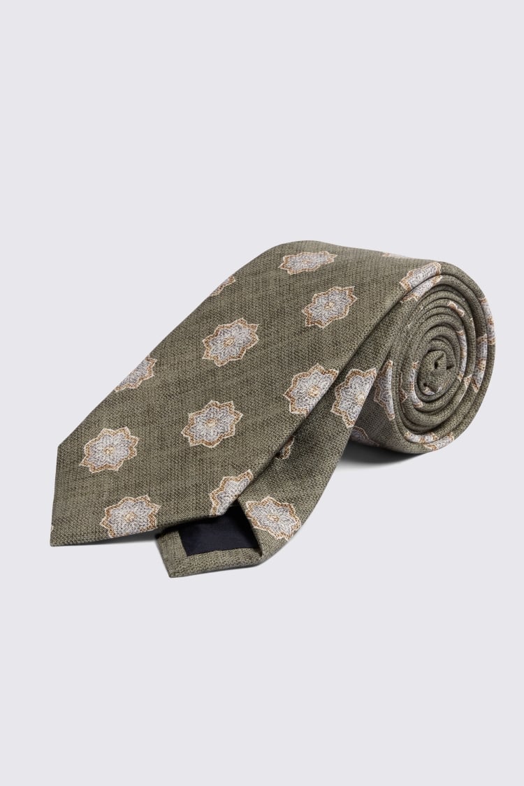 Bottinelli Sage Geometric Tie