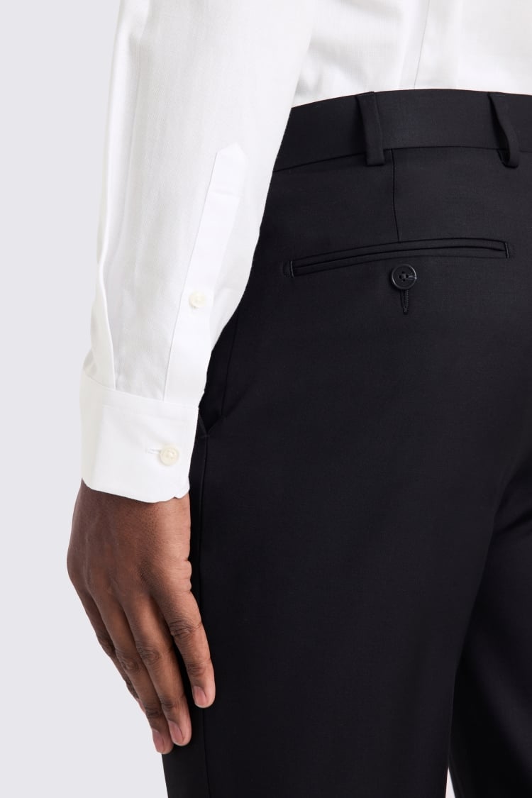 Slim Fit White Textured Shirt