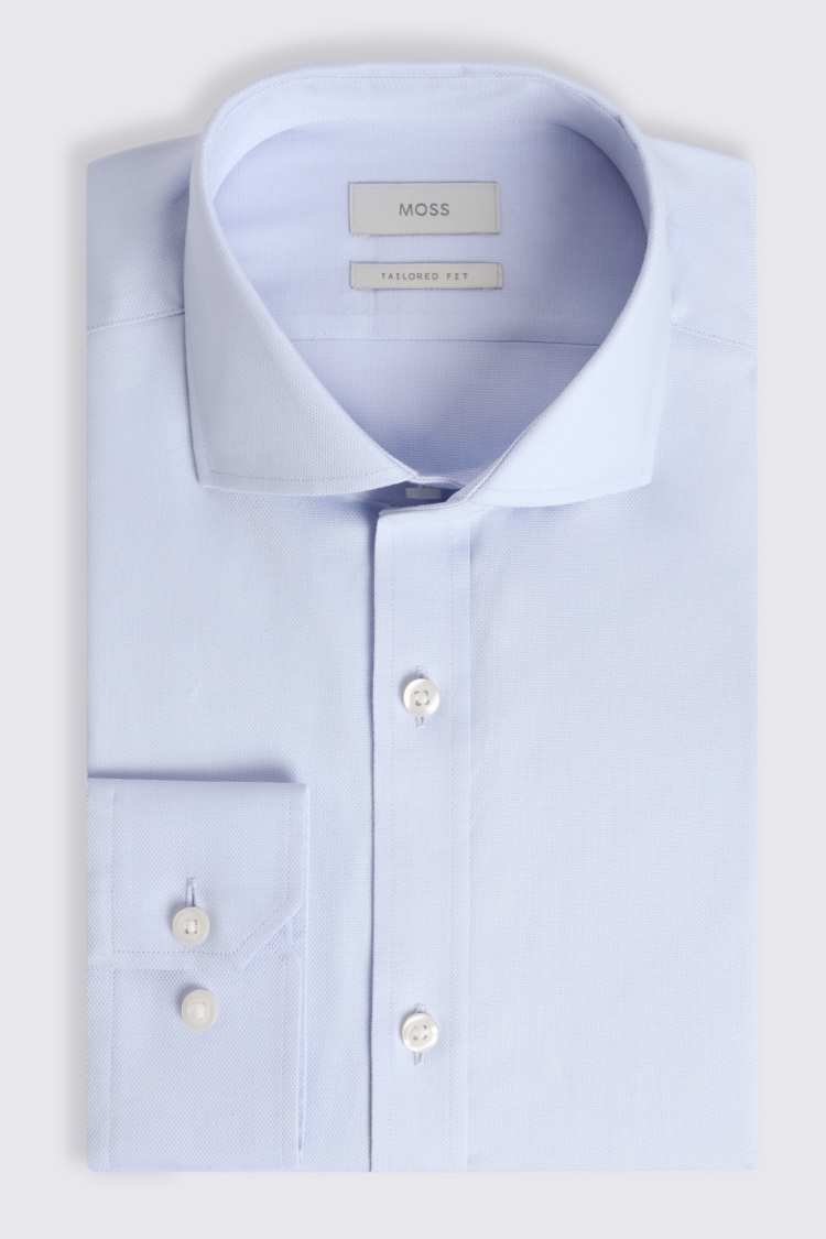 Tailored Fit Sky Dobby Shirt