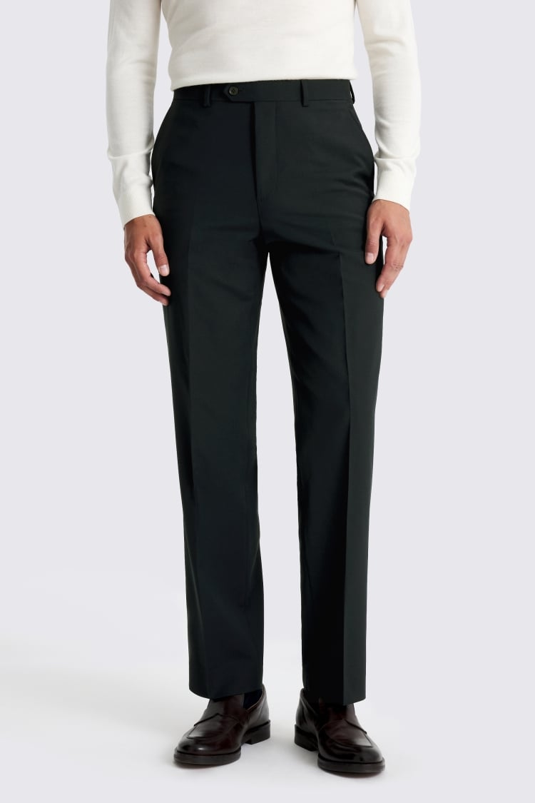 Relaxed Fit Dark Teal Pants