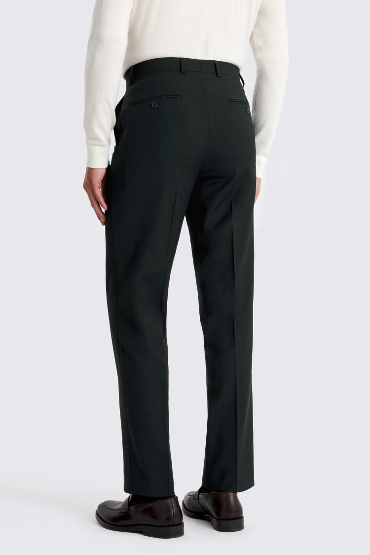 Relaxed Fit Dark Teal Pants