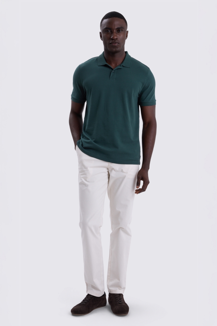 Emerald Pique Polo Shirt