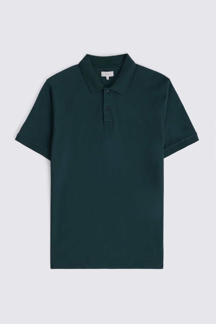 Emerald Pique Polo Shirt