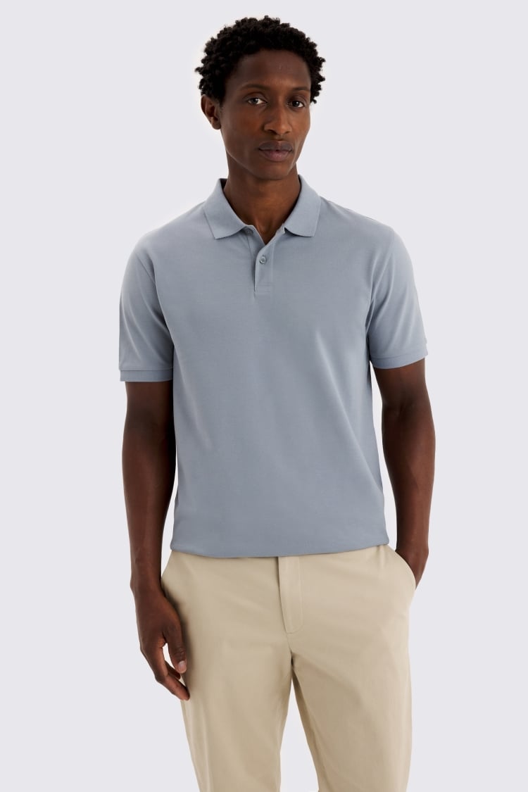 Duck Egg Piqué Polo Shirt