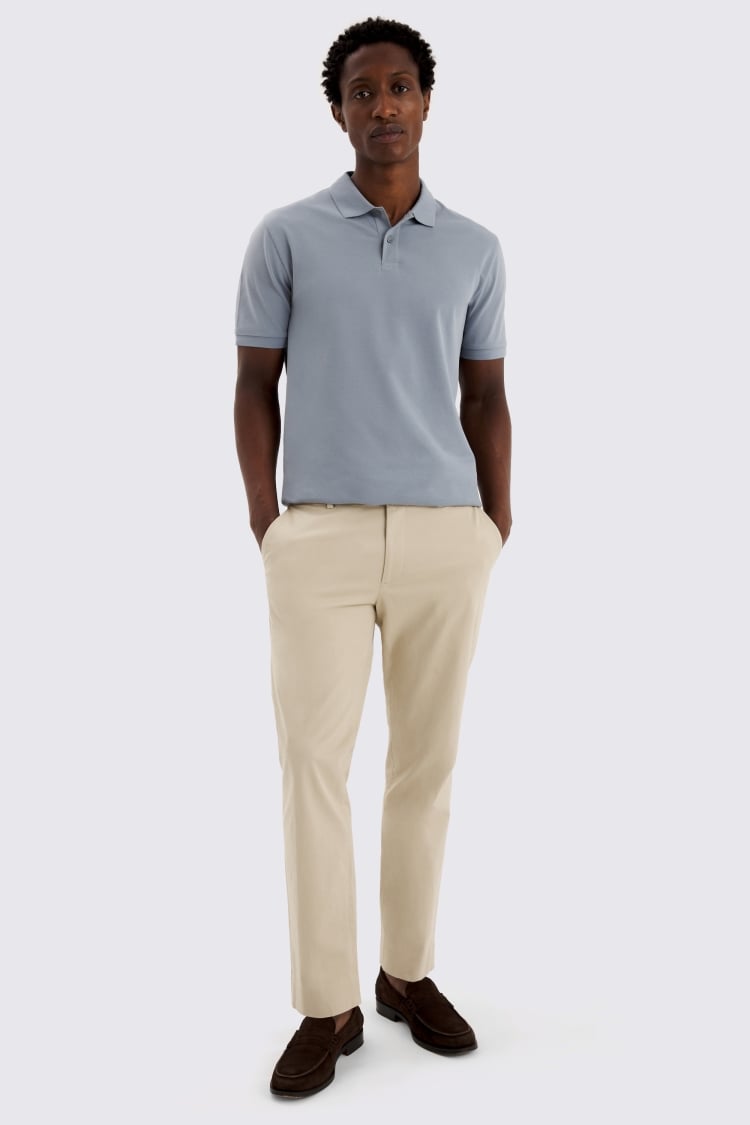 Duck Egg Piqué Polo Shirt