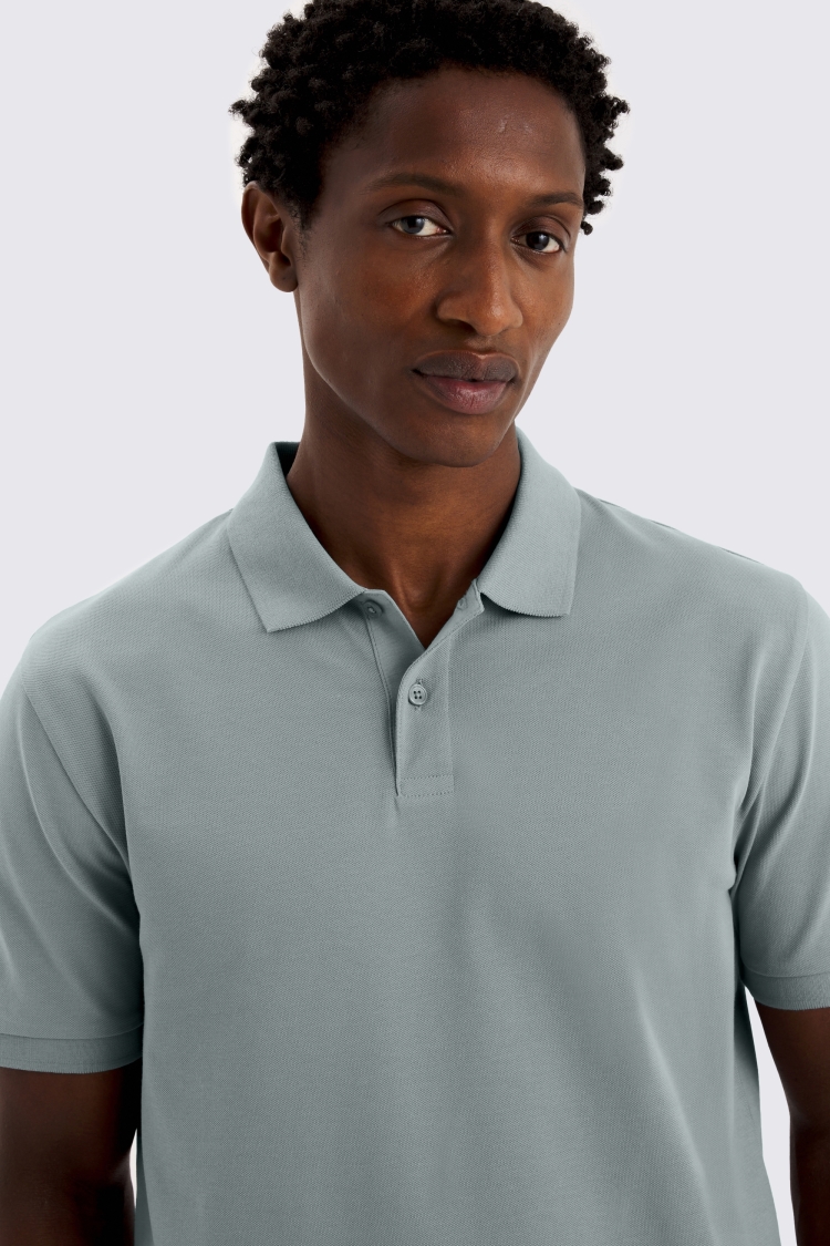 Duck Egg Piqué Polo Shirt