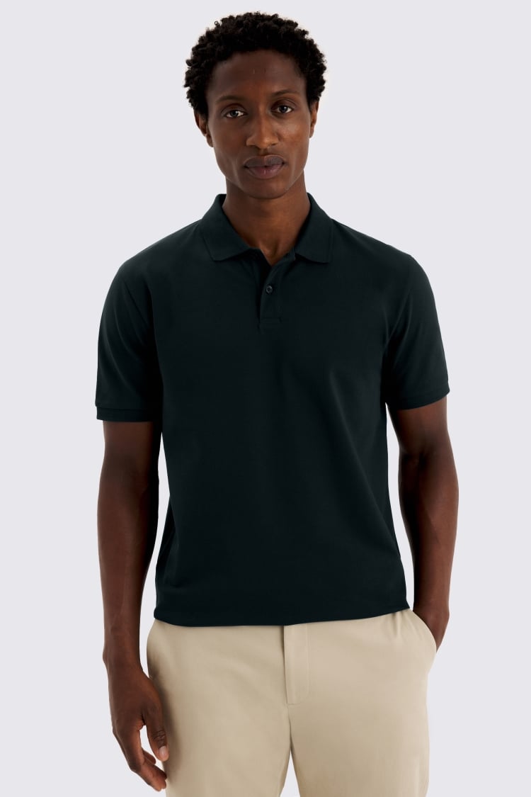 Dark Teal Piqué Polo Shirt