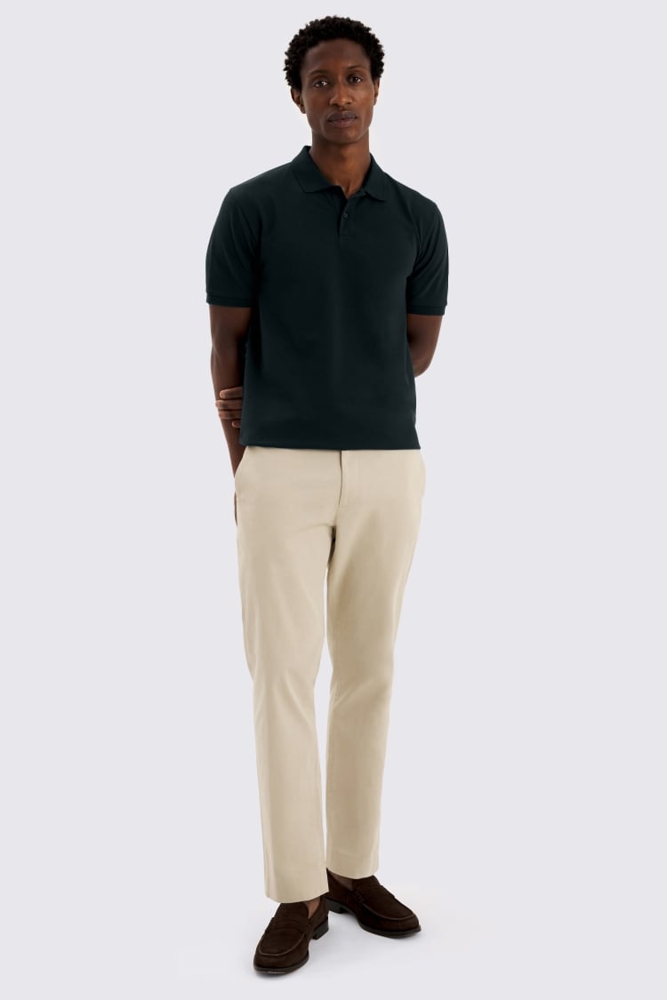 Dark Teal Piqué Polo Shirt
