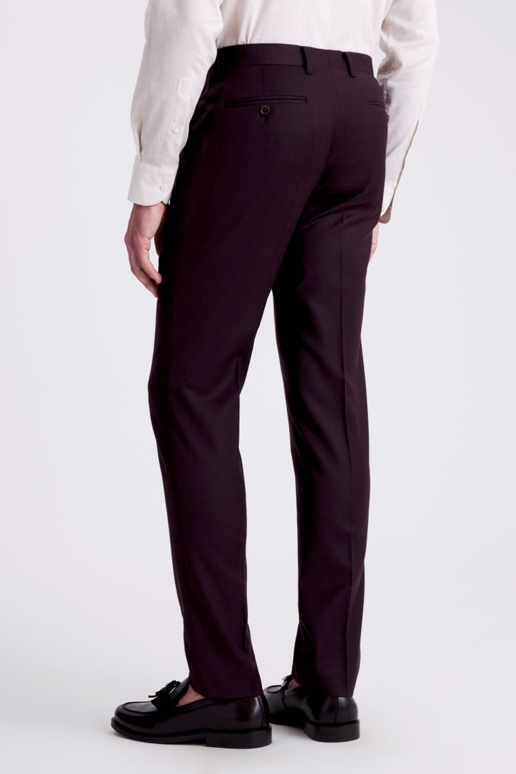 Tailored Fit Grape Performance Trousers