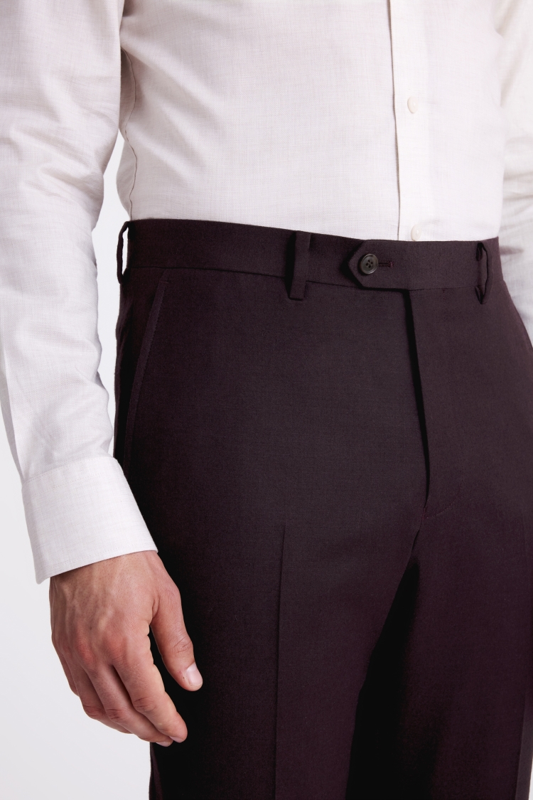 Tailored Fit Grape Performance Trousers