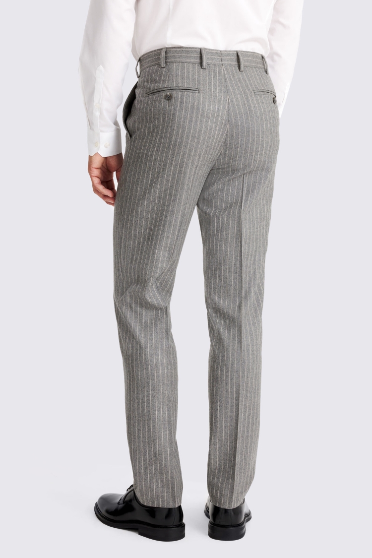 Italian Tailored Fit Grey Trousers