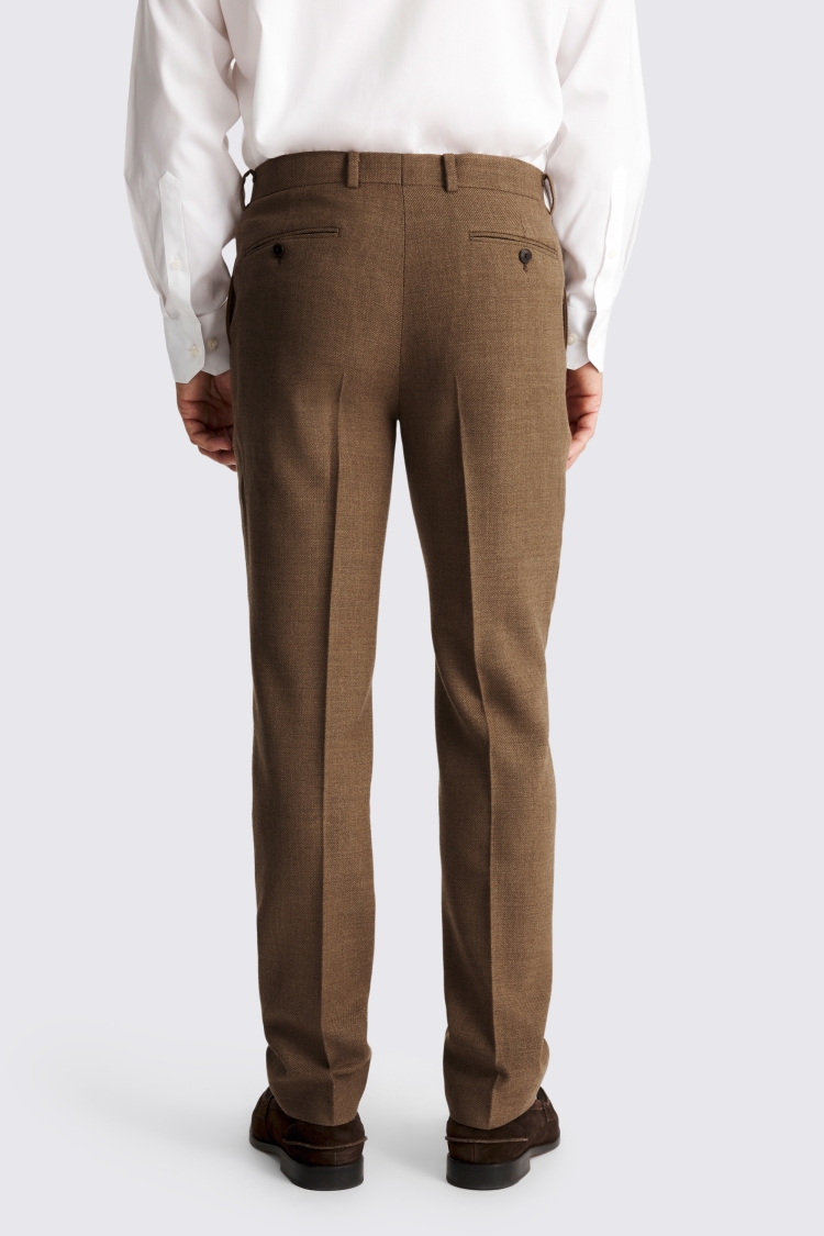 Tailored Fit Gold Twill Trousers