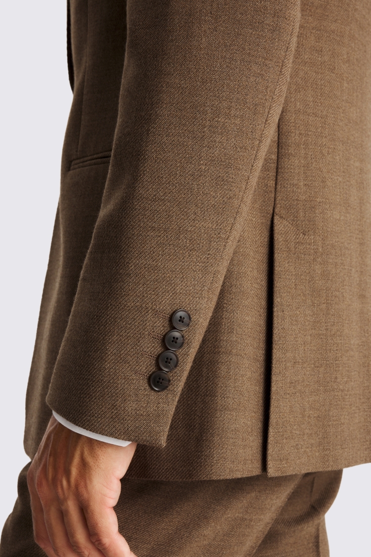 Tailored Fit Gold Twill Suit