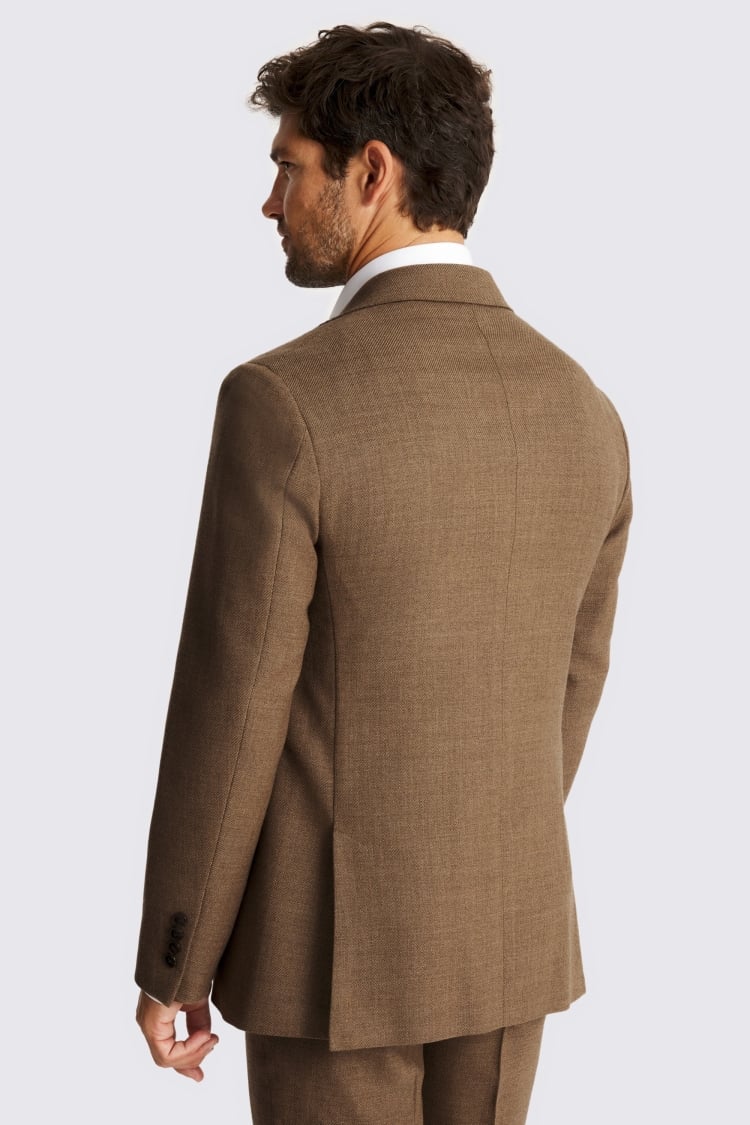 Tailored Fit Gold Twill Suit