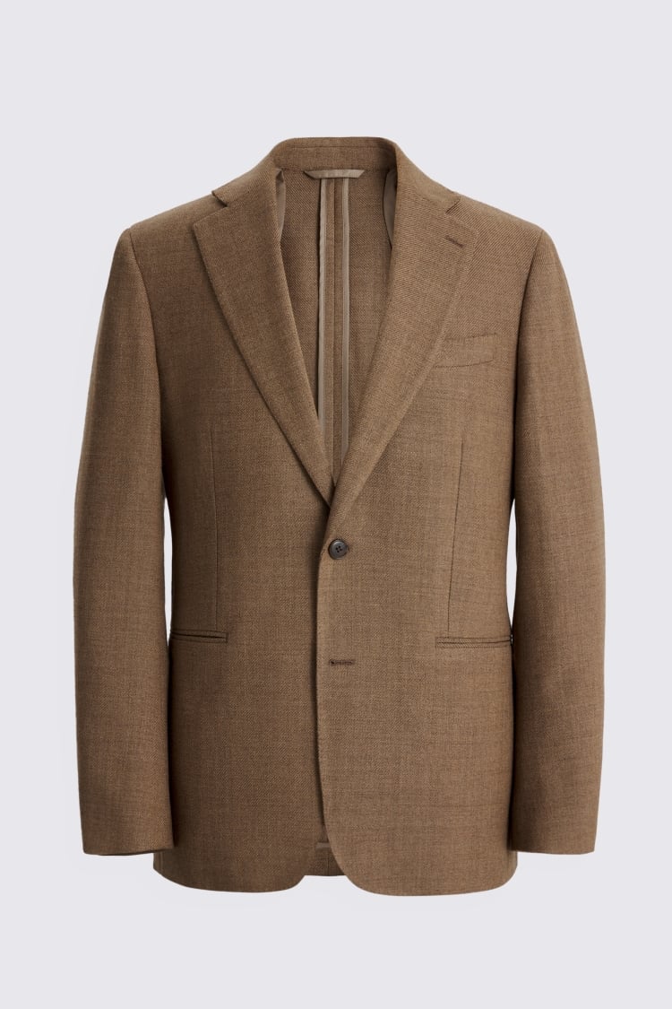 Tailored Fit Gold Twill Jacket