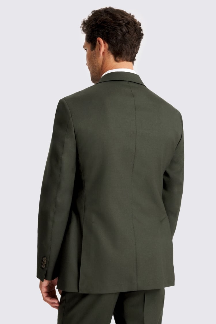 Italian Tailored Fit Dark Green Suit