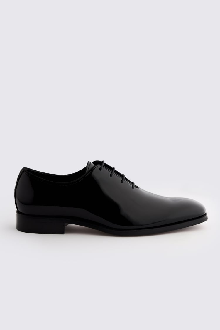 John White Talbot Black Patent Dress Shoe