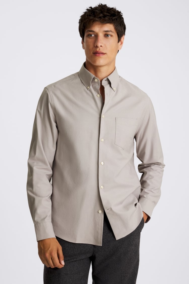 Lilac Washed Oxford Shirt
