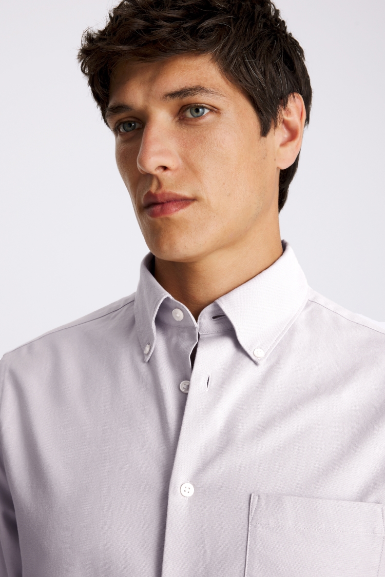 Lilac Washed Oxford Shirt