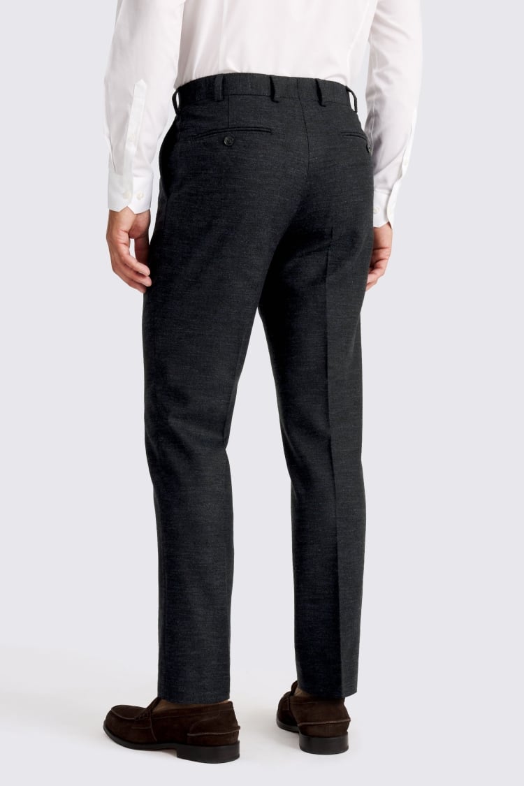 Italian Tailored Fit Navy Trousers