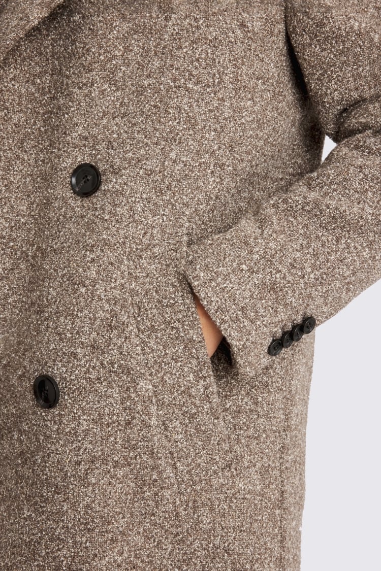 Italian Taupe Long Coat