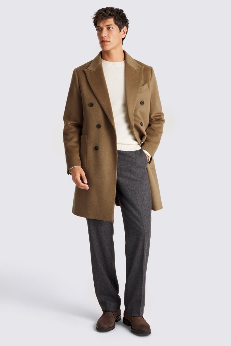 Camel Wool Blend Overcoat