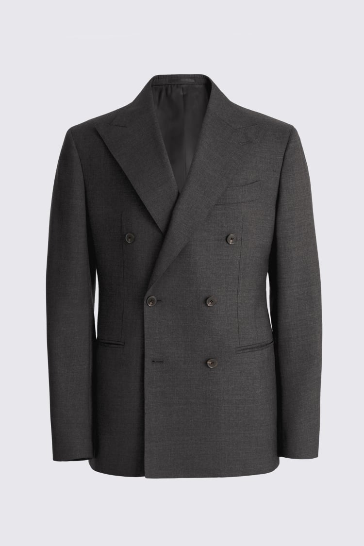 Italian Tailored Fit Charcoal Jacket