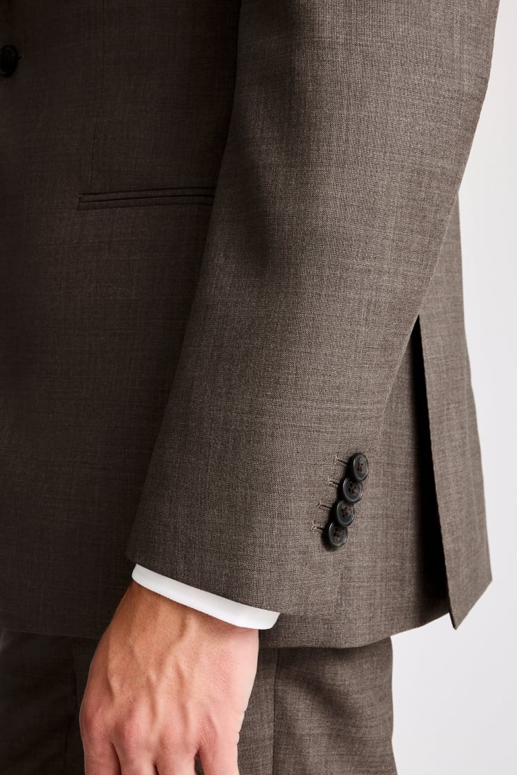 Italian Tailored Fit Light Brown Suit