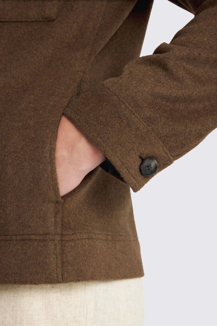 Tobacco Flannel Overshirt